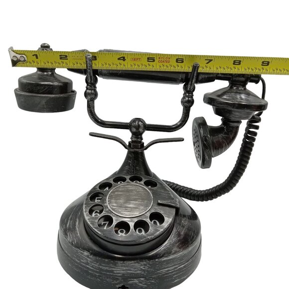 Haunted Ringing and Talking Vintage-Style Rotary Dial Telephone Retro Look - Picture 9 of 12